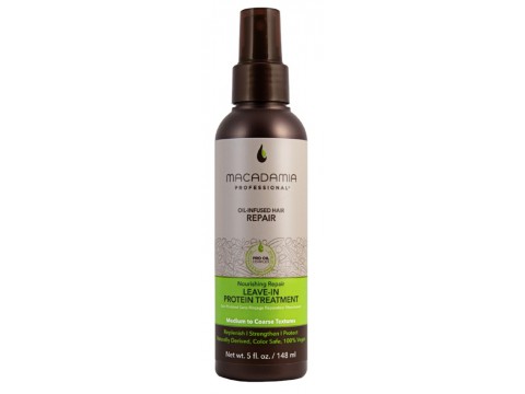 Macadamia plaukus maitinanti priemonė Nourishing Repair Leave-In Protein Treatment, su proteinais 148ml